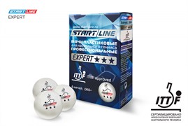 Мячи Start line EXPERT V40+ 3* (ITTF) (6 шт)