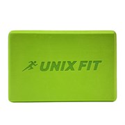 Блок для йоги и фитнеса UNIX Fit (200 г) 23 х 15 х 7 см, 1 шт, розовый