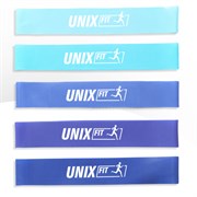 Резинки для фитнеса UNIX Fit 5 цветов, розовый, сиреневый